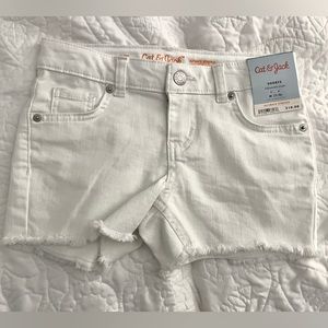 COPY - Cat & Jack White Jean Shorts